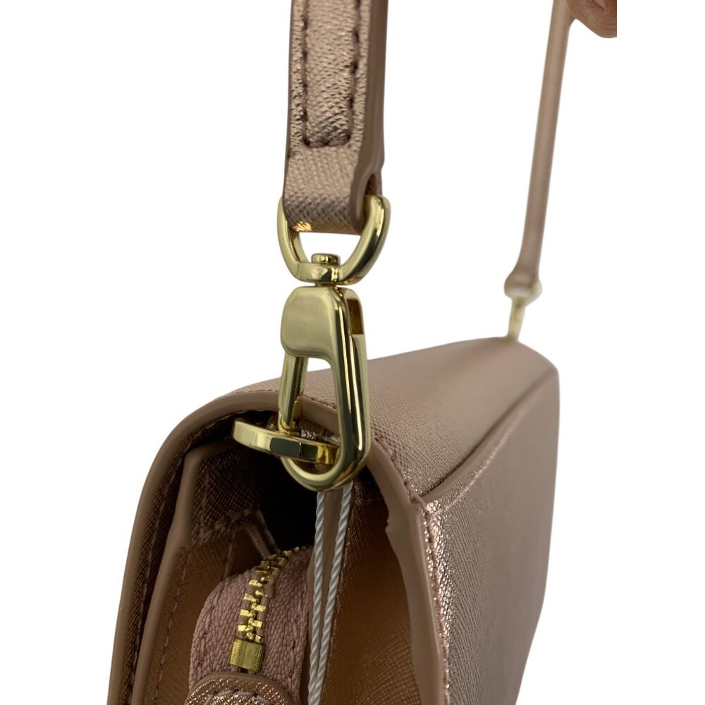 Tory Burch Emerson Combo Cross-Body Bag Rose Gold Adj Strap & Gold Hardware - Picture 5 of 14
